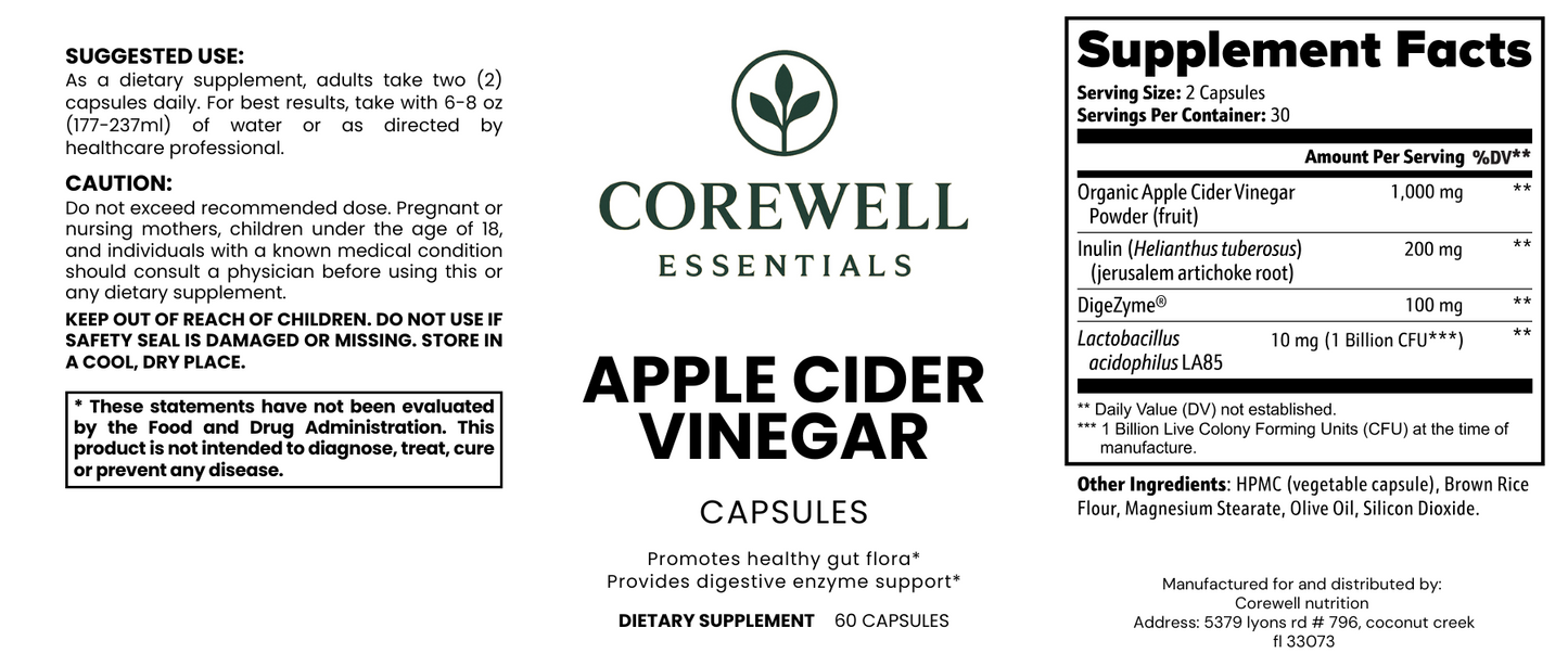 Apple Cider Vinegar Capsules