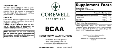 BCAA Post Workout Powder (Honeydew/Watermelon)